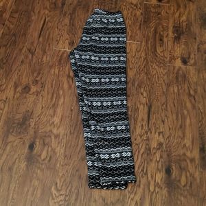Fleece lined leggings
